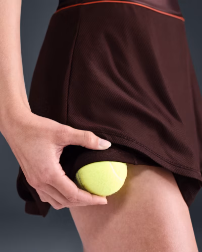 NikeCourt Slam Dri-FIT Yüksek Belli Kadın Tenis Eteği - Görsel 4