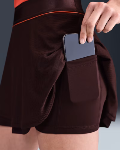 NikeCourt Slam Dri-FIT Yüksek Belli Kadın Tenis Eteği - Görsel 5