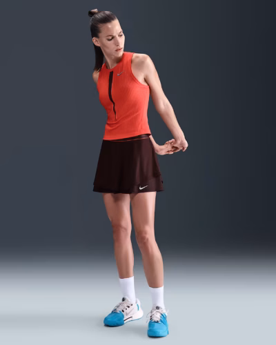 NikeCourt Slam Dri-FIT Yüksek Belli Kadın Tenis Eteği - Görsel 6