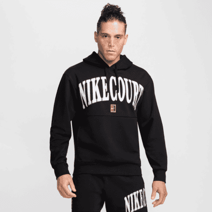 NikeCourt Heritage Dri-FIT Fleece Erkek Tenis Sweatshirt
