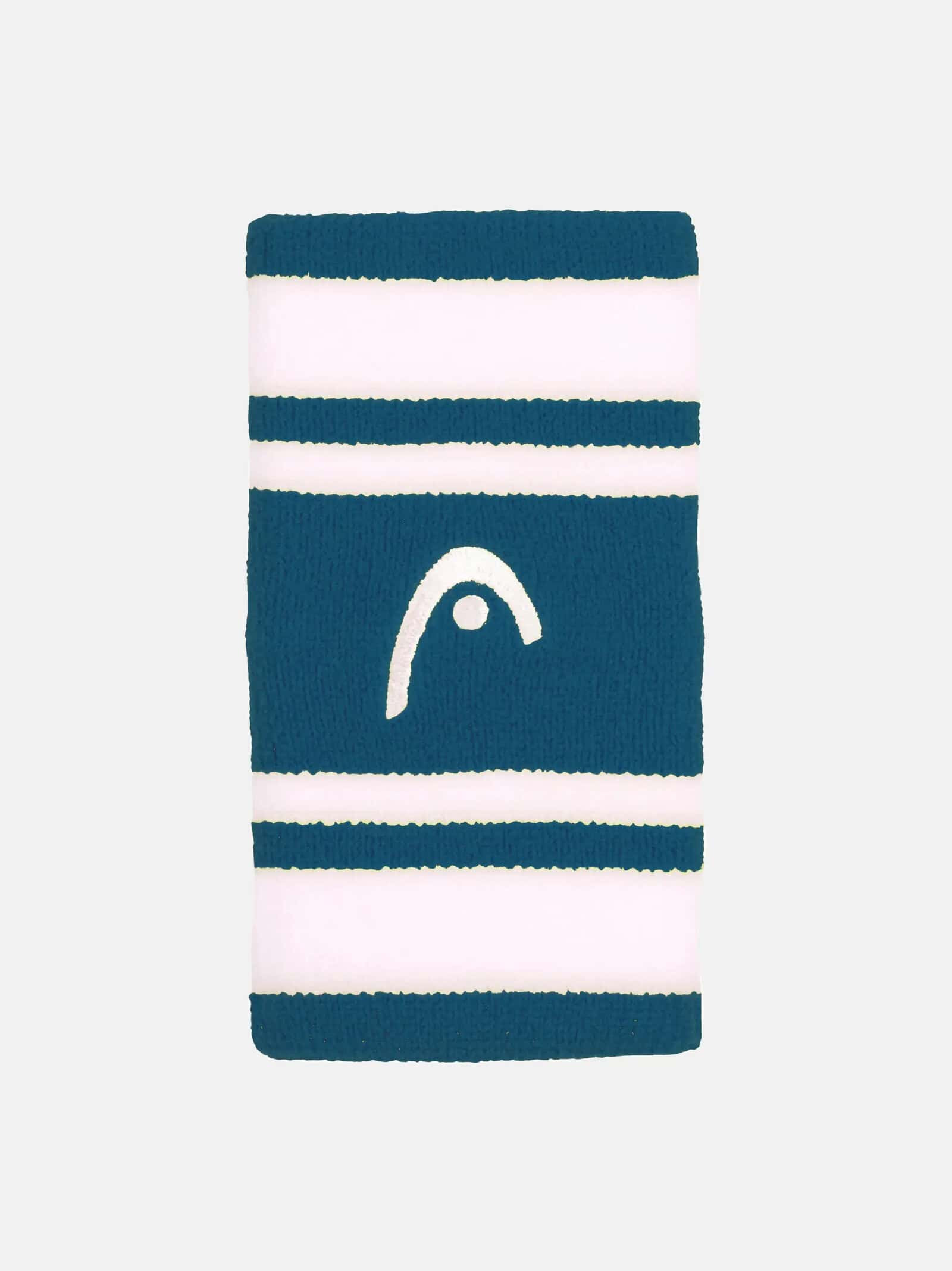 wristband-striped-5-teal-white head çizgili spor bilekliği