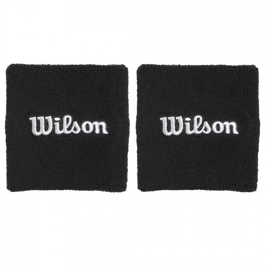 wristbands-wilson-classic-black wilson tenis bilekliği