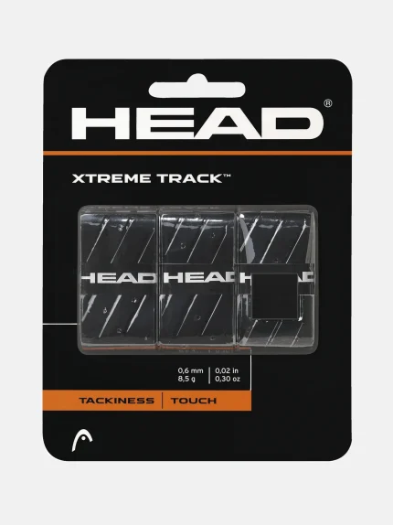 head xtreme track siyah overgrip 3'lü