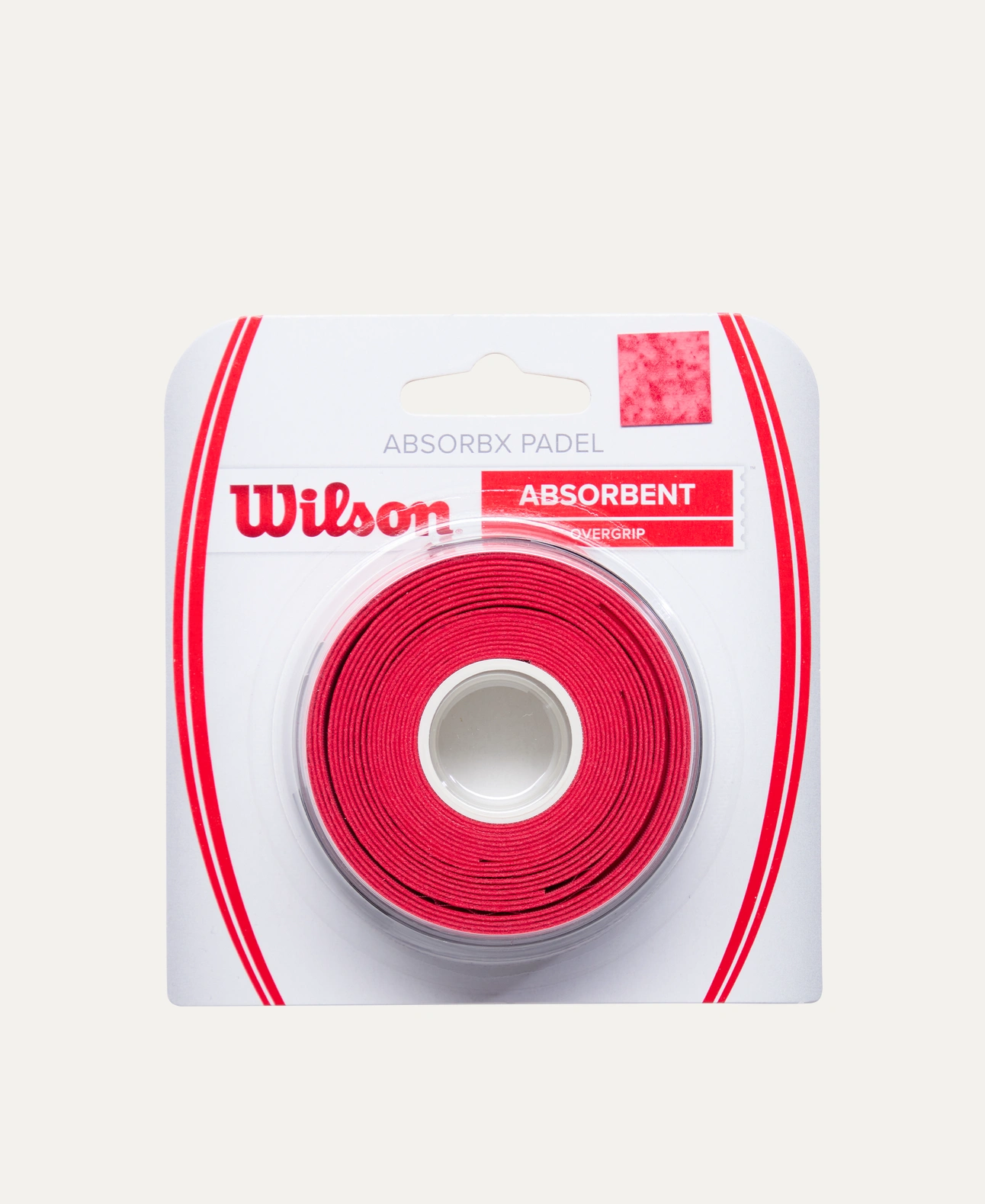 Wilson AbsorbX Padel Overgrip 3’lü Kırmızı