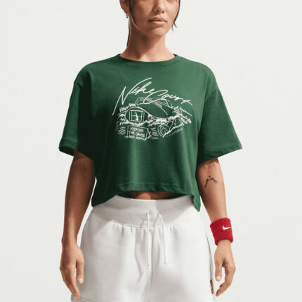 Nike Slam Crop Kadın Tenis Tişörtü