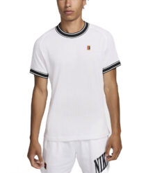 NikeCourt Heritage Logo Erkek Tenis Tişörtü