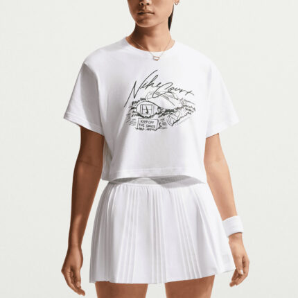 Nike Slam Crop Kadın Tenis Tişörtü