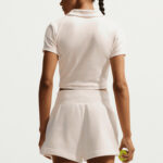 NikeCourt Heritage Crop Kadın Tenis Polo Üstü - Görsel 3