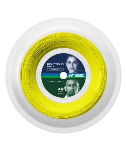 Yonex PolyTour Pro 1.25mm 200m Sarı Tenis Kordajı