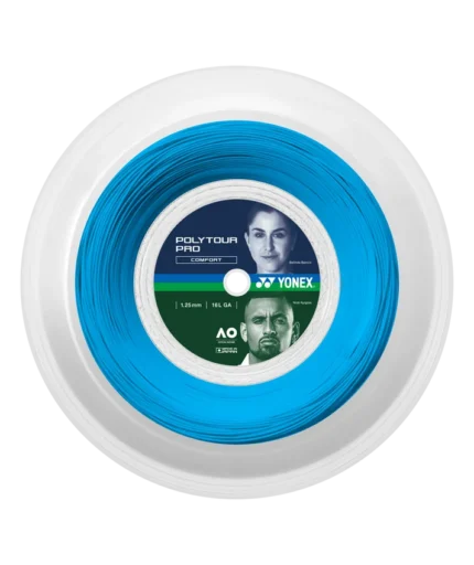 Yonex PolyTour Pro 1.25mm 200m Mavi Tenis Kordajı