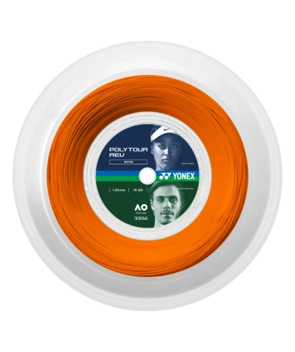 Yonex PolyTour Rev 1.25mm 200m Turuncu Tenis Kordajı