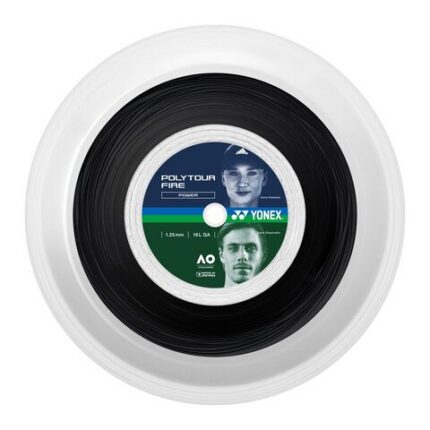Yonex PolyTour Fire 1.25mm 200m Siyah Tenis Kordajı