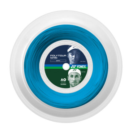 Yonex PolyTour Spin 1.25mm 200m Kobalt Mavisi Tenis Kordajı