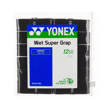 Yonex Super Grap Siyah 12'li Tenis Overgrip