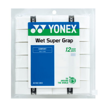Yonex Super Grap Beyaz 12'li Tenis Overgrip