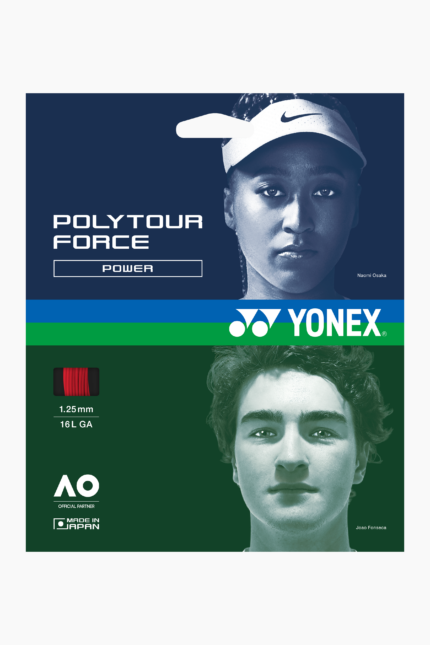 Yonex PolyTour Force 1.25mm 12m Kırmızı Tenis Kordajı