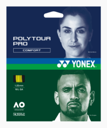 Yonex PolyTour Pro 1.25mm 12m Sarı Tenis Kordajı