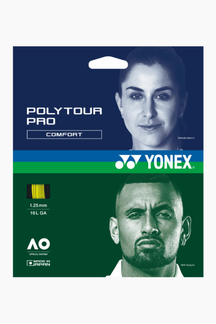 Yonex PolyTour Pro 1.25mm 12m Sarı Tenis Kordajı