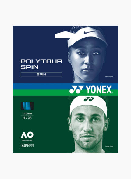 Yonex PolyTour Spin 1.25mm 12m Kobalt Mavisi Tenis Kordajı